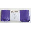 Doppelsatinband - 40 mm x 3 m, violett
