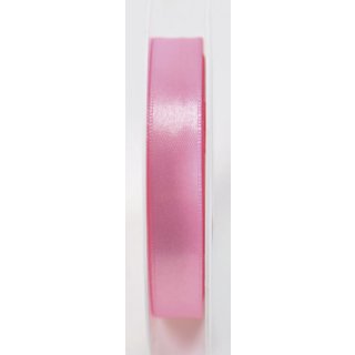 Doppelsatinband - 15 mm x 25 m, rosa
