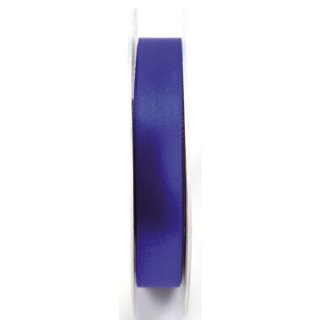 Doppelsatinband - 15 mm x 25 m, königsblau