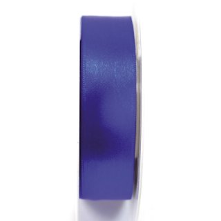 Doppelsatinband - 25 mm x 25 m, königsblau