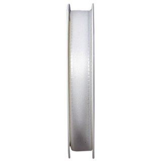Basic Taftband - 15 mm x 50 m, weiß
