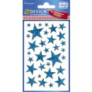 Avery Zweckform® Z-Design 52259, Weihnachtssticker, Sterne, 1 Bogen/38 Sticker