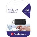 VERBATIM PINSTRIPE USB STICK 64GB