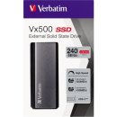 VERBATIM VX500 SSD 240GB 47442 USB 3.1 Typ C extern grau