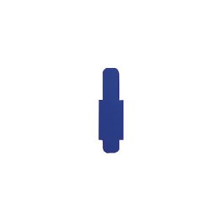 Leitz 6030 Stecksignal, Hartfolie, 50 Stück, dunkelblau