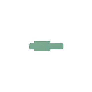 Leitz 6030 Stecksignal, Hartfolie, 50 Stück, grün