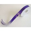 Ringelband Polyspleissband - 25 mm x 91m, lila
