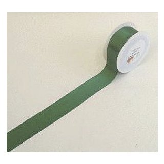 Doppelsatinband - 40 mm x 25 m, dunkelgrün