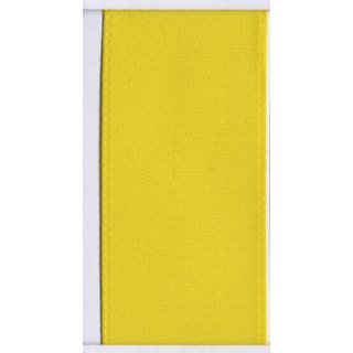 Doppelsatinband - 3 mm x 50 m, gelb