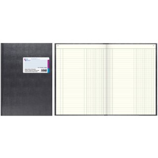 Spaltenbuch, hellblau, 2 Spalten, A4, 210 x 297 mm, 96 Blatt
