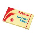 Esselte Haftnotiz Contacta-Notes, 125x75 mm, 100 Blatt, gelb