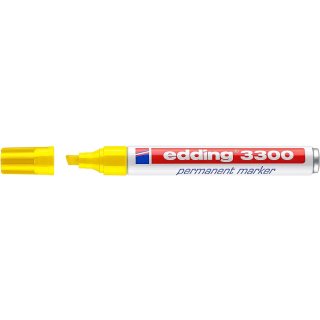 edding Permanentmarker edding 3300, nachfüllbar, 1 - 5 mm, gelb