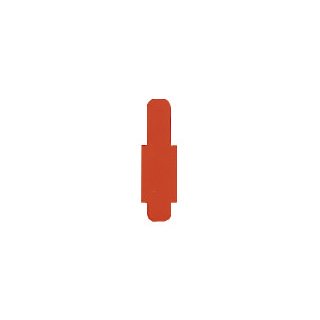 Leitz 6030 Stecksignal, Hartfolie, 50 Stück, rot