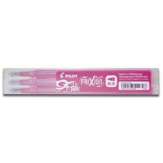 Tintenrollermine für FriXion Clicker - 0,3 mm, pink, 3er Set
