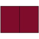 Elepa - rössler kuvert Farbige Doppelkarten DIN C6 - rosso, A6, 220 g/qm
