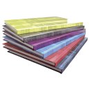 Notizbuch - A4, 96Blatt, liniert, farbig sortiert