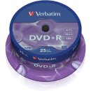 VERBATIM DVD+R 4.7GB 16x (25) SP