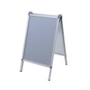 Kundenstopper Outdoor PRO A1 Aluminiumrahmen eloxriert