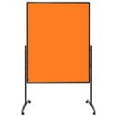 Moderatorentafel Filz 150x120cm orange