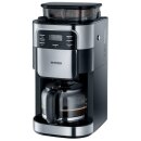 Kaffeemaschine mit integriertem Mahlwerk schwarz, 10 Tassen