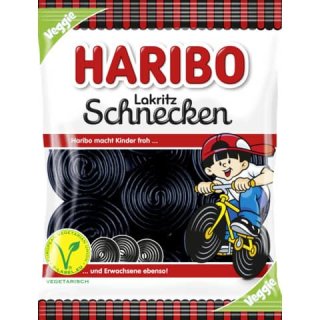 Haribo Lakritz Schnecken 175g Vegan