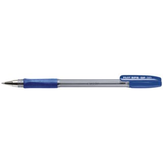 Kugelschreiber M, gummierte Griffzone, 0,4 mm, blau,  BPS-GP-M-L