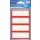 Avery Zweckform&reg; Z-Design 59670, Marmeladen Etiketten, wei&szlig;e Punkte auf rotem Hintergrund, 3 Bogen/12 Etiketten