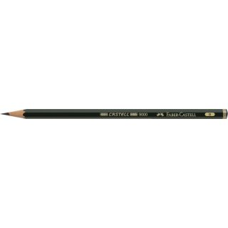 Bleistift CASTELL® 9000 - B, dunkelgrün