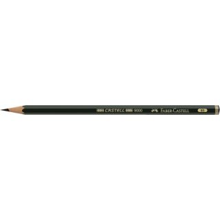 Bleistift CASTELL® 9000 - 8B, dunkelgrün