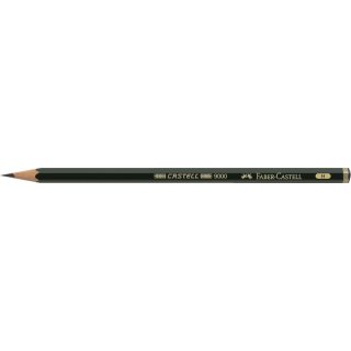 Bleistift CASTELL® 9000 - H, dunkelgrün