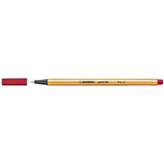 Fineliner point 88®, 0,4 mm, rot