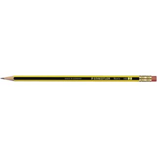 Noris® Bleistift 122 mit Radiertip, HB
