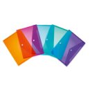 Brieftasche PP A5 transparent sortiert