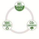 Sammelmappe Recycle A4 rot klimaneutral
