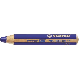 Multitalent-Stift woody 3 in 1, ultramarinblau