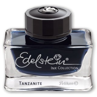 Edelstein® Ink - 50 ml Glasflacon, tanzanite (blau-schwarz)