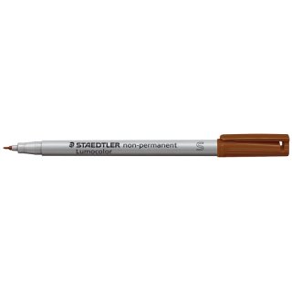 Feinschreiber Universalstift Lumocolor® non-permanent, S, braun