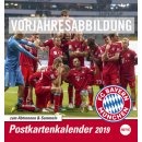 Postkartenkalender "FC Bayern München" - 16 x 17 cm, Sammelkarten