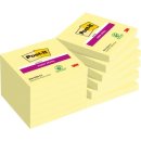 Haftnotizblock Super Sticky Notes 12BL 76x76mm gelb