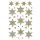 Herma 3948 Sticker DECOR Sterne 6-zackig, silber, reliefgepr&auml;gt
