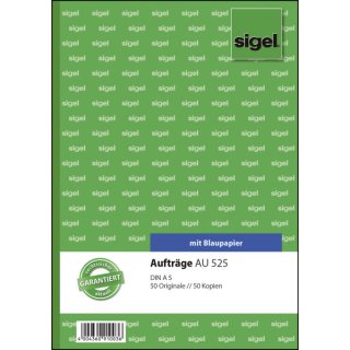 Aufträge - A5, BL, MP, 2 x 50 Blatt