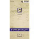 Briefumschlag Marmorpapier - DIN lang, gef&uuml;ttert, 90...
