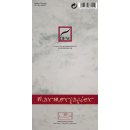 Briefumschlag Marmorpapier - DIN lang, gefüttert, 90 g/qm, 20 Stück, grau