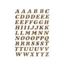 4192 Buchstaben 8 mm A-Z Prismaticfolie gold glitzernd 1 Bl.