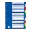 Leitz Plastikregister Blanko, A4, PP, 10 Blatt, farbig