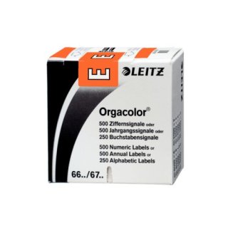 Leitz Orgacolor® Buchstabensignal E, 250 Stück, orange