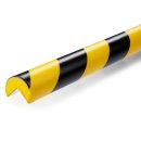Eckschutzprofil C25R, 1m, gelb/schwarz