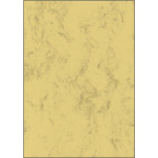 Marmor-Papier, sandbraun, A4, 200 g/qm, 50 Blatt