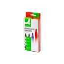 Permanentmarker, ca. 2 - 5 mm, 4-er Etui: blau, rot, 2 x...