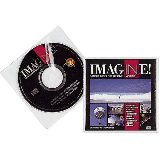 DURABLE CD/DVD COVER, für 1 CD/DVD, PP, 238 x 161 x 7,94 mm, transparent, 10 Stück